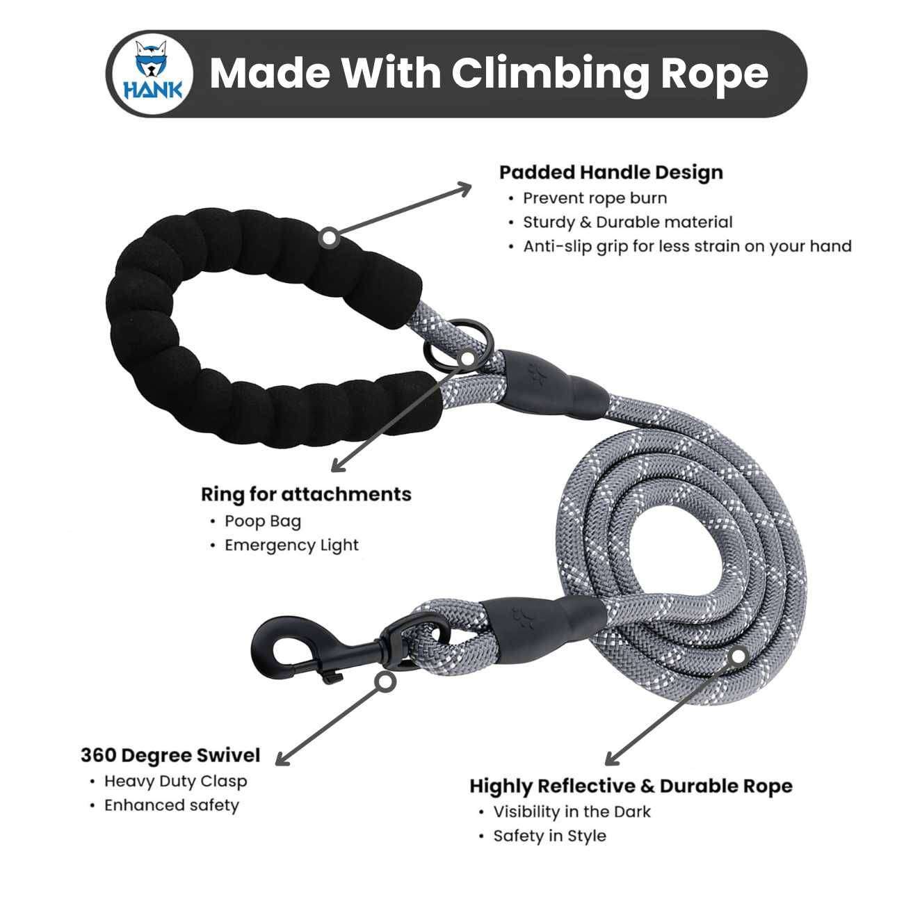 Dog Grey Leash