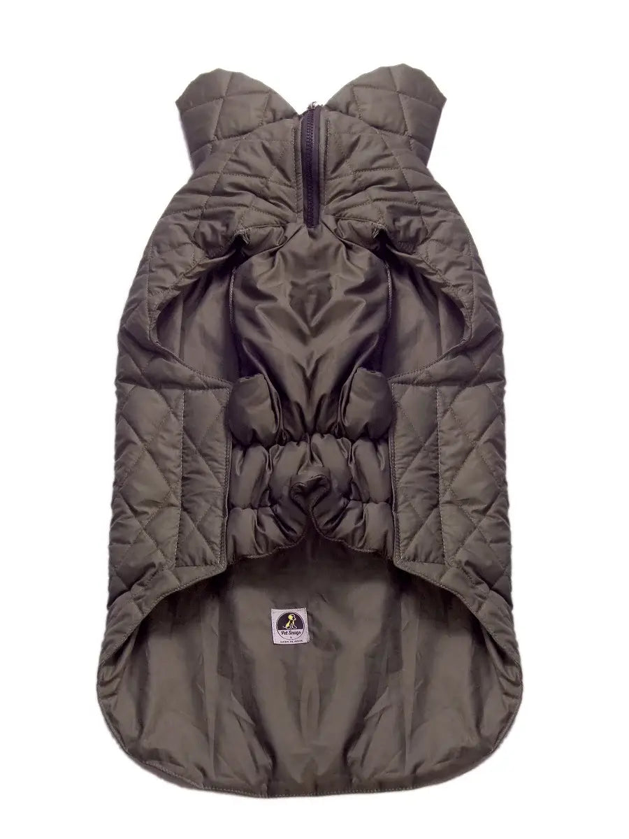 Olive Green Dog Winter Jacket