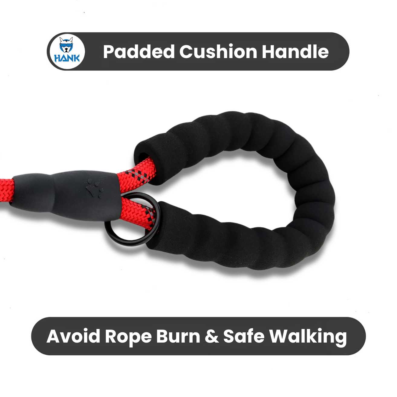 Hank Dog Leash Red