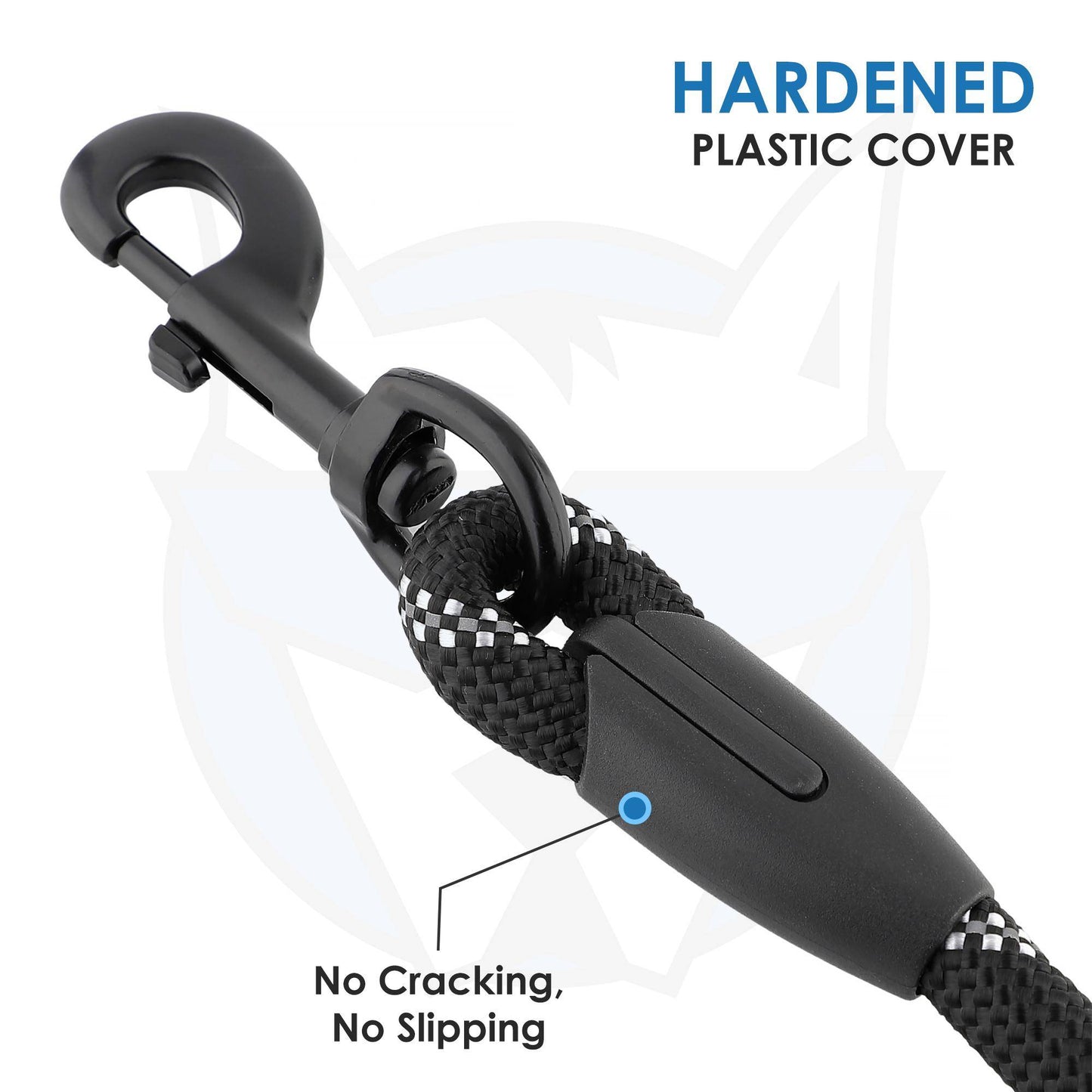 Hank Dog Leash Black