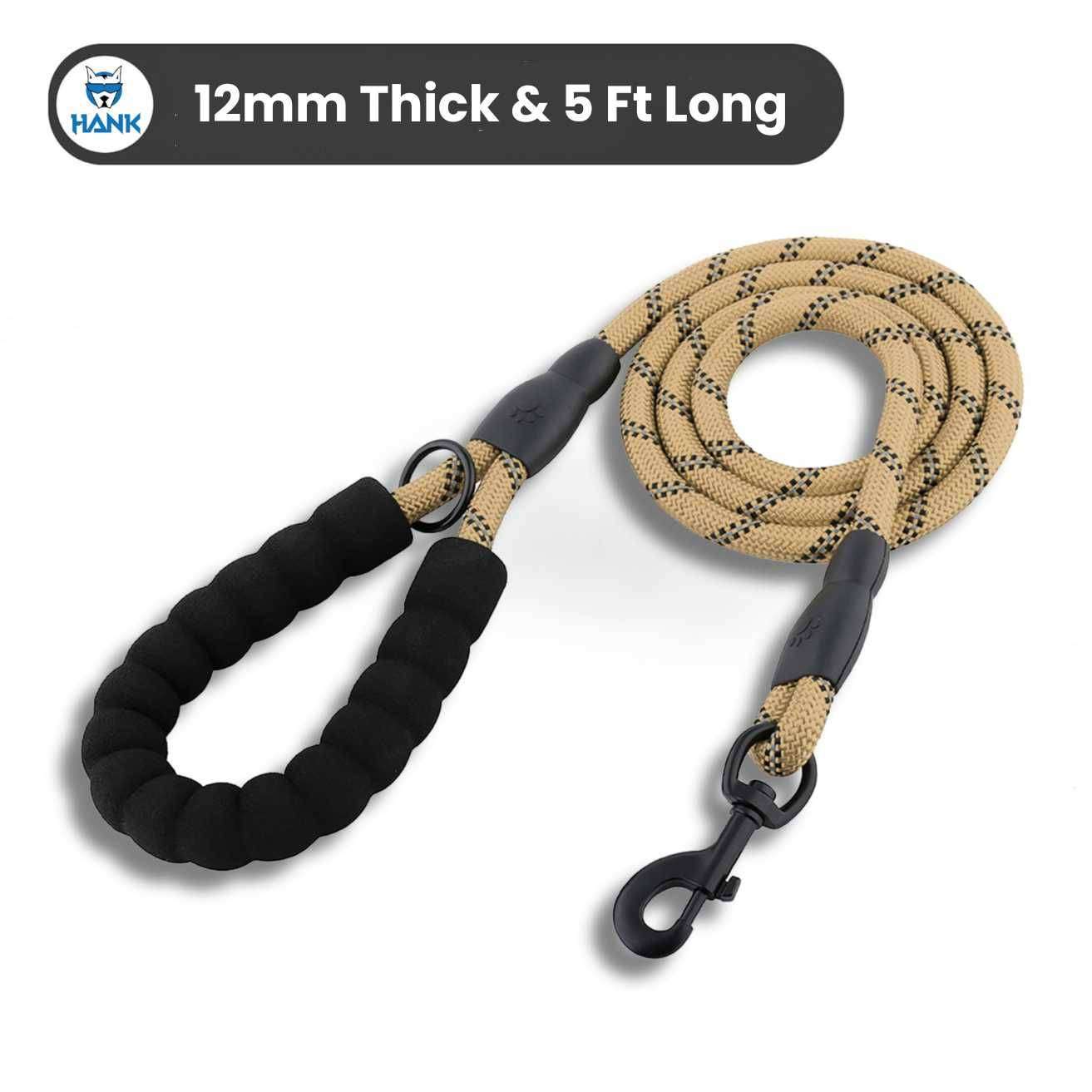 Hank Dog Leash Brown
