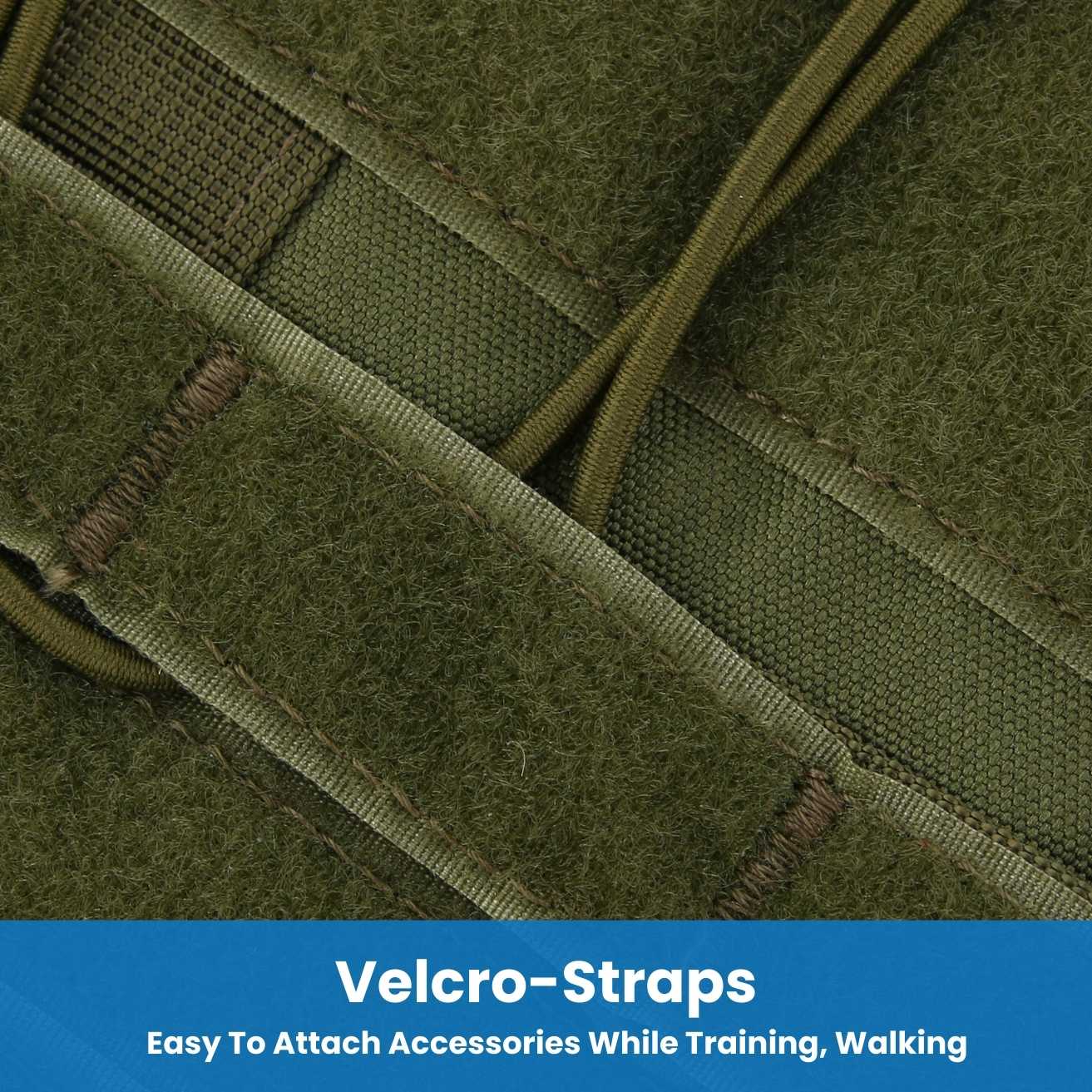 HANK Green Military Dog Harness - With Strong Front Metal Buckle