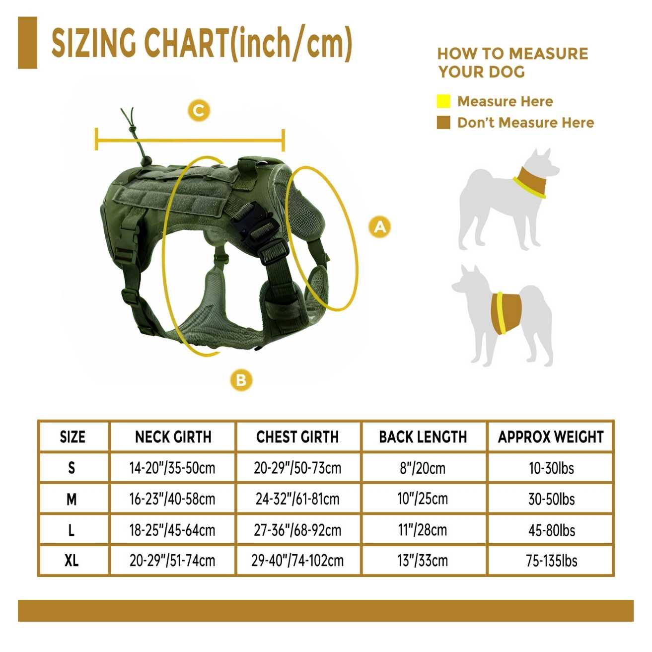 Hank Tactical Dog Harness & Tactical Bungee Dog Leash (Combo - Green)
