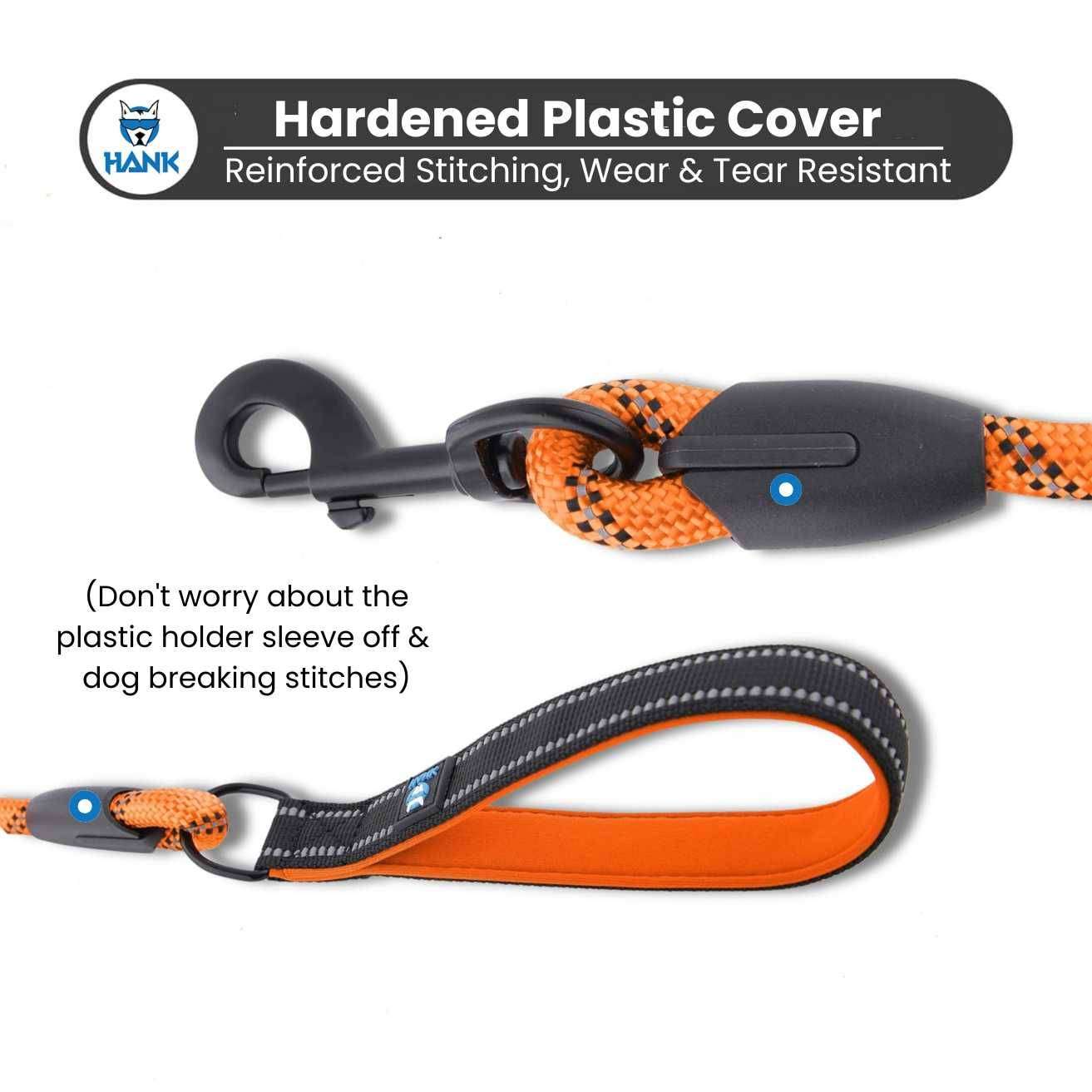 Hank Dog Leash Orange