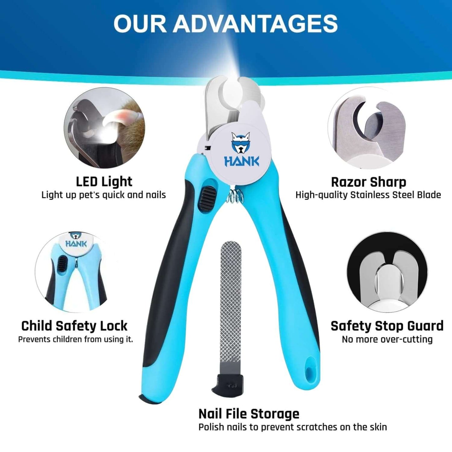 Pet Nail cutter With LED Light
