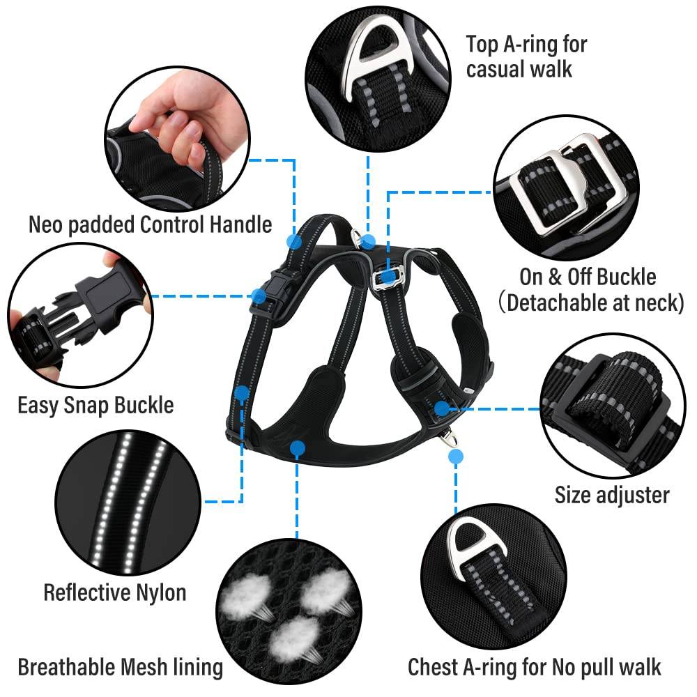 Dog Harness Black