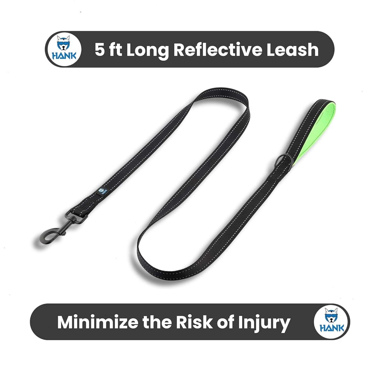 HANK Dog Leash Design for Heavy Puller | Thick Durable Comfortable
