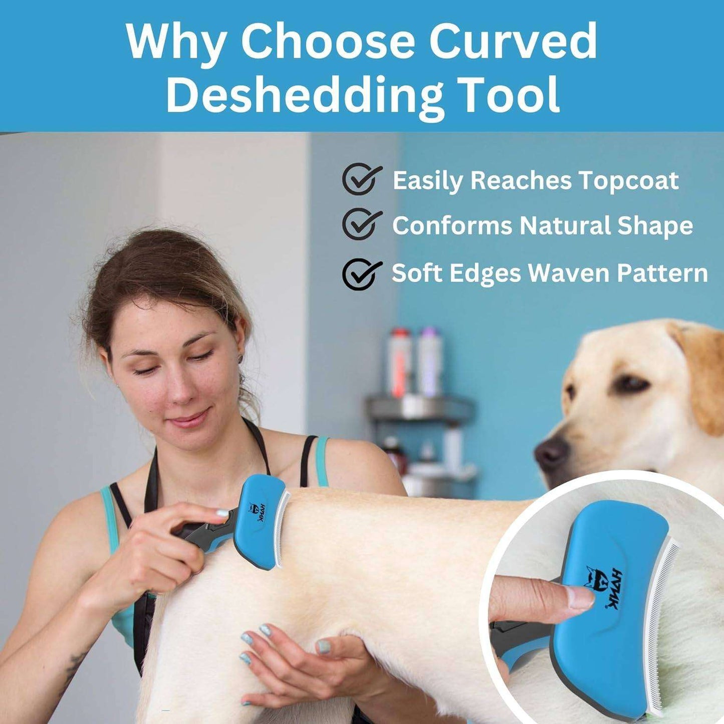 Hank Dog Deshedding Brush