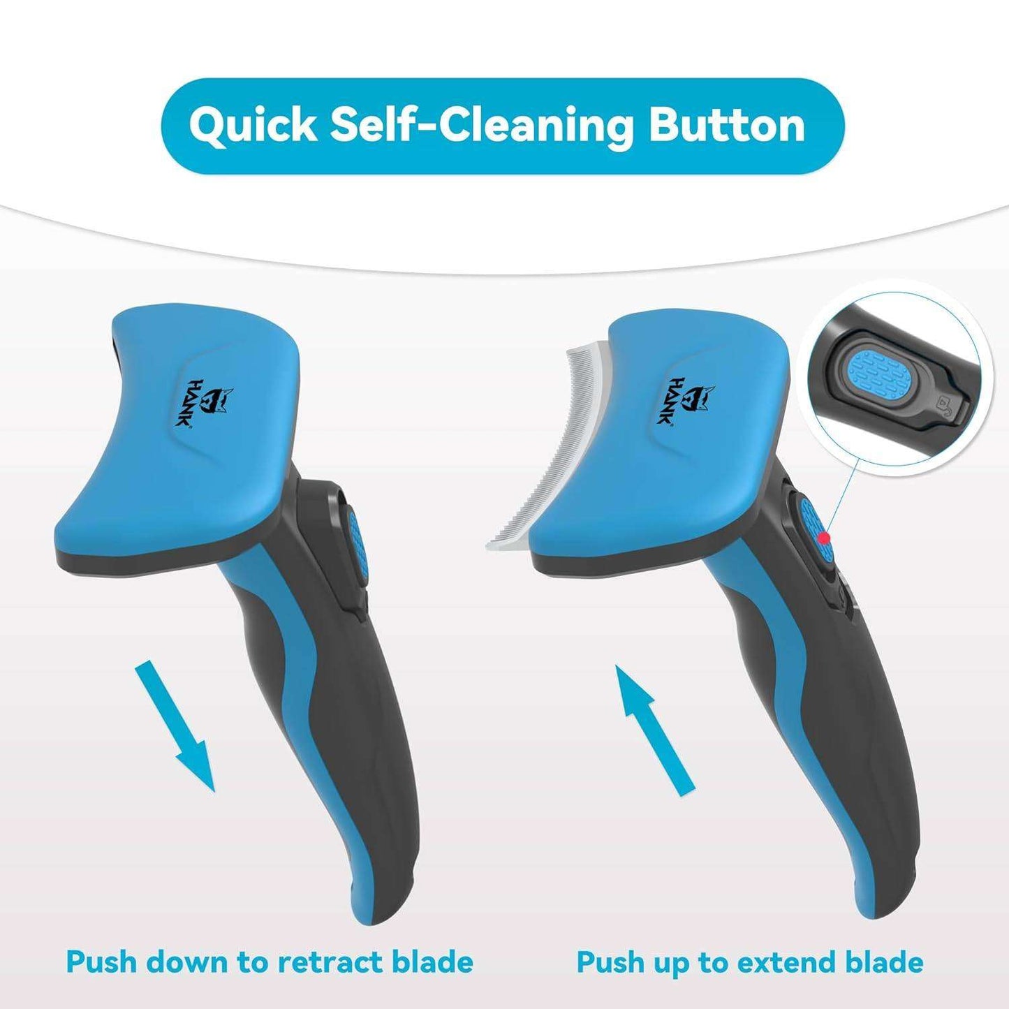 Self Cleaning Deshedding Brush