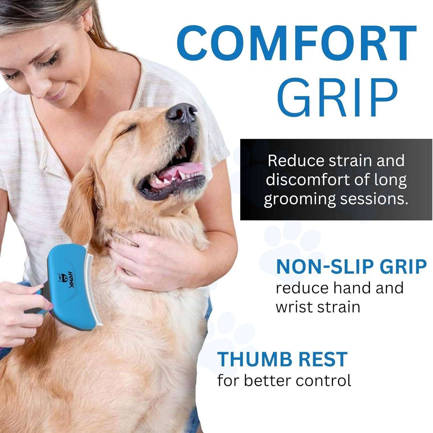 Comfortable Pet Brushing