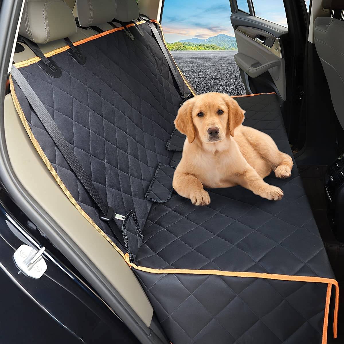Polyester Waterproof Pet Car Seat Cover (Black) – HankPets HANK