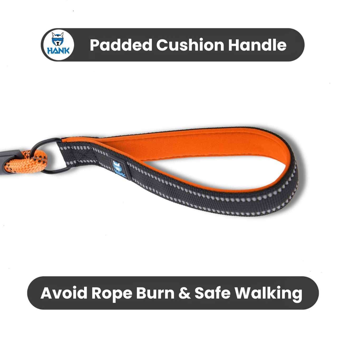 Hank Dog Leash Orange