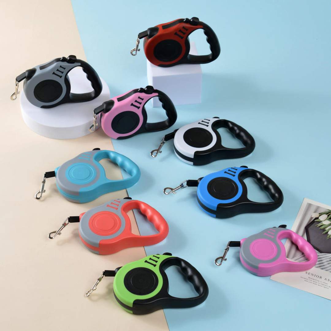 Automatic Retractable Nylon Dog Leash – Tangle-Free, Durable & Easy Dog Walking