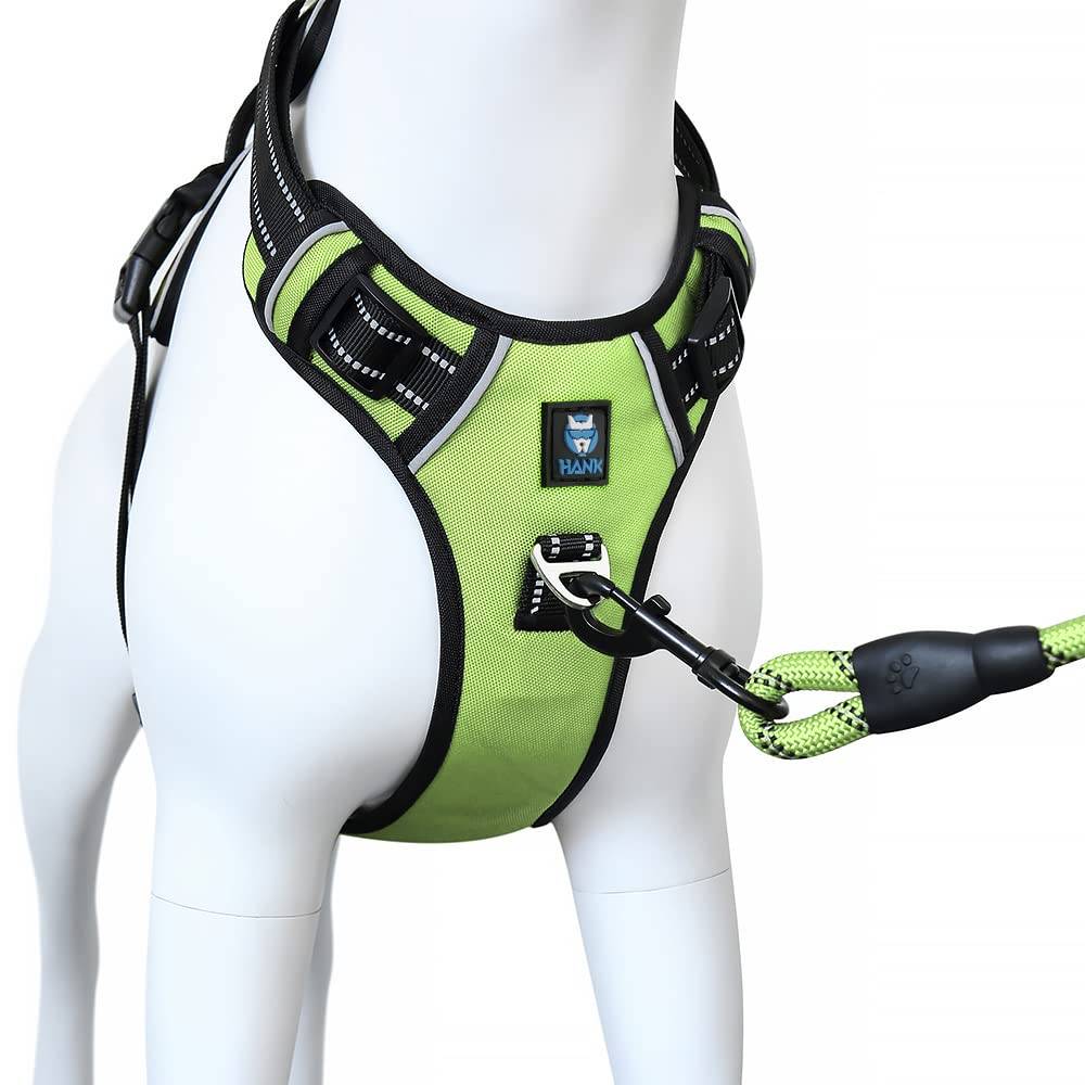 Hank Dog Harness Neon Green