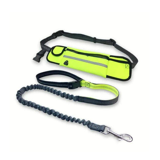 HANK Double Handle Leash With Pocket