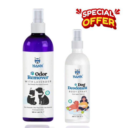 HANK Fresh Coat & Home Kit | Pet Odor Remover with Deodorant