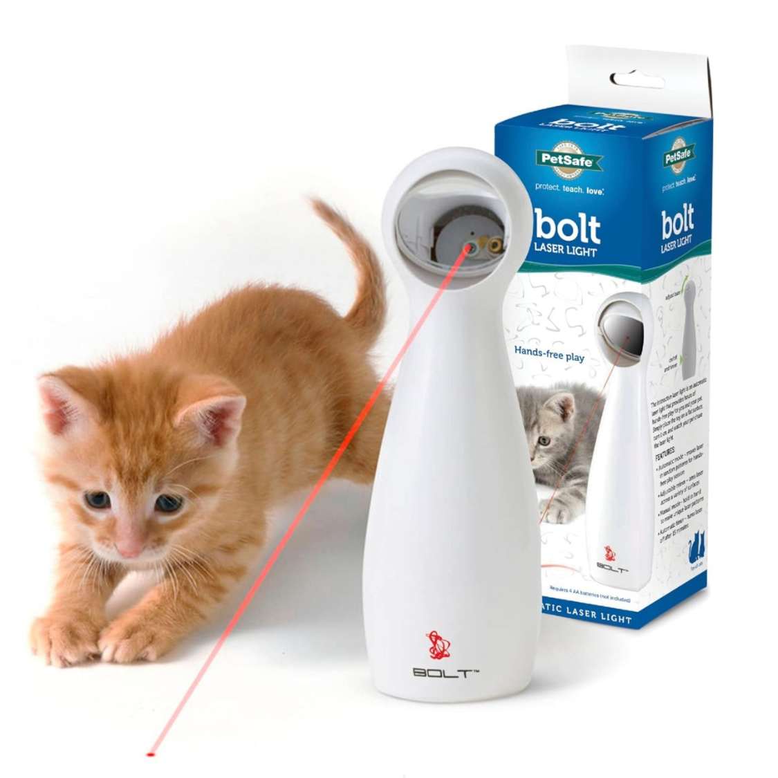 Exercising Cat With Laser Pointer Reference: Automatic Laser Cat Toy Interactive Cat Laser Pointer For Exercise