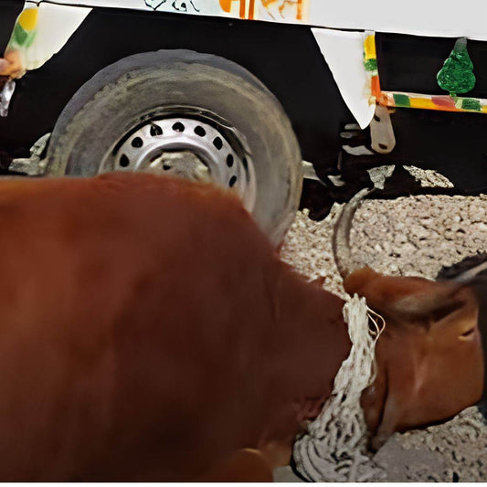 Cow Suffering From Leg Injury