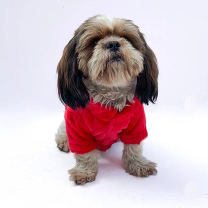 Puffer Jacket Red for Dogs & Cats