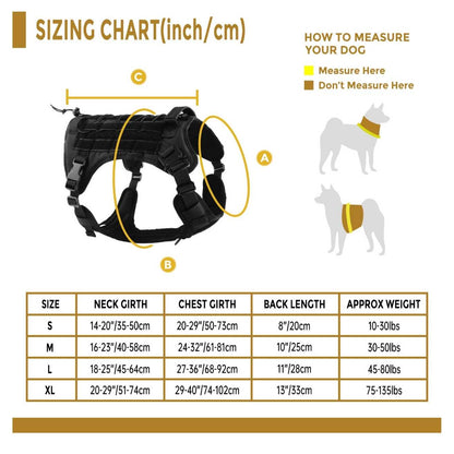 Dod Harness Size Chart