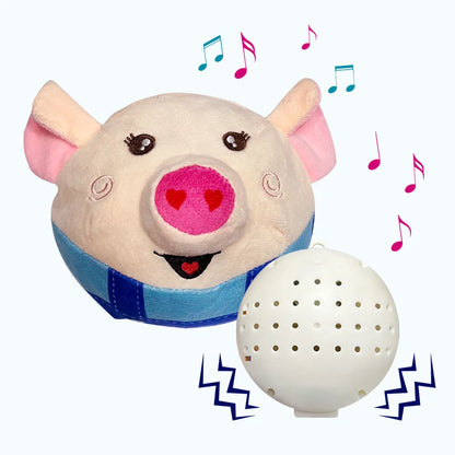 Electric Bouncing Pig Plush Toy for Dogs & Cats – USB Rechargeable Interactive Pet Toy