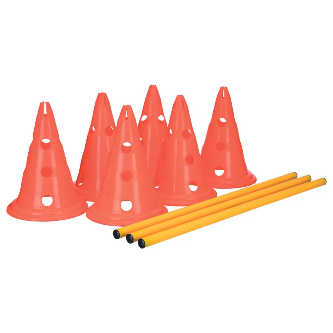 Trixie Dog Agility Training Kit | Adjustable Jump Poles For Dogs