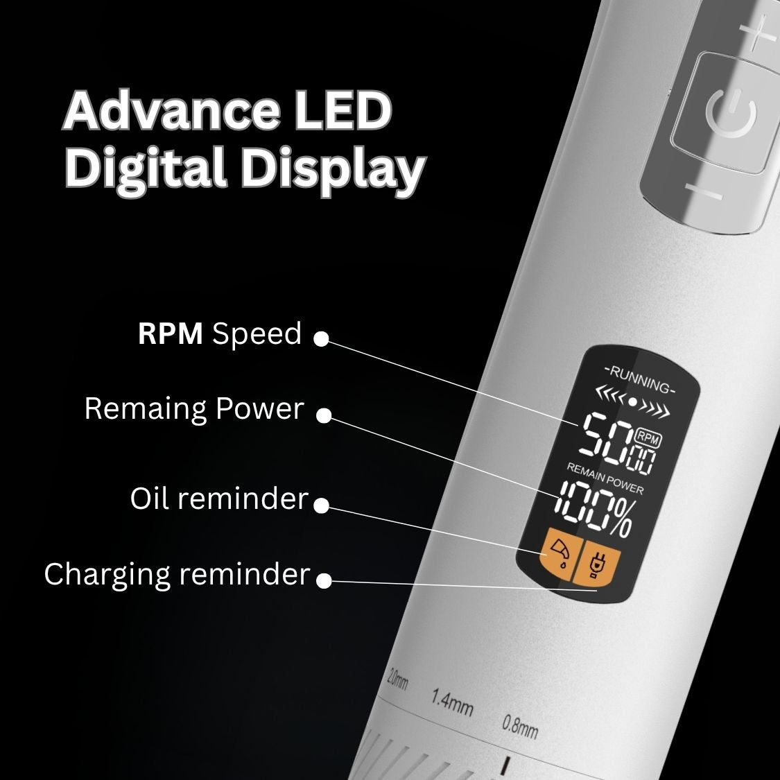 HANK Pet Hair Trimmer With LCD Display, Type C Charging | Suitable for All Breeds