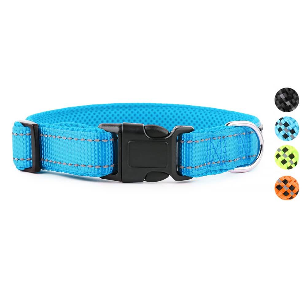 Cyan Blue Dog Collar Hank