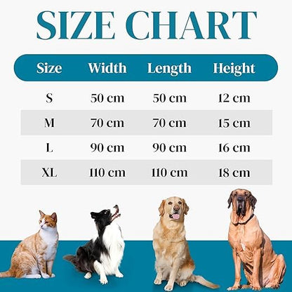 Round Donut Pet Bed for Cats and Dogs