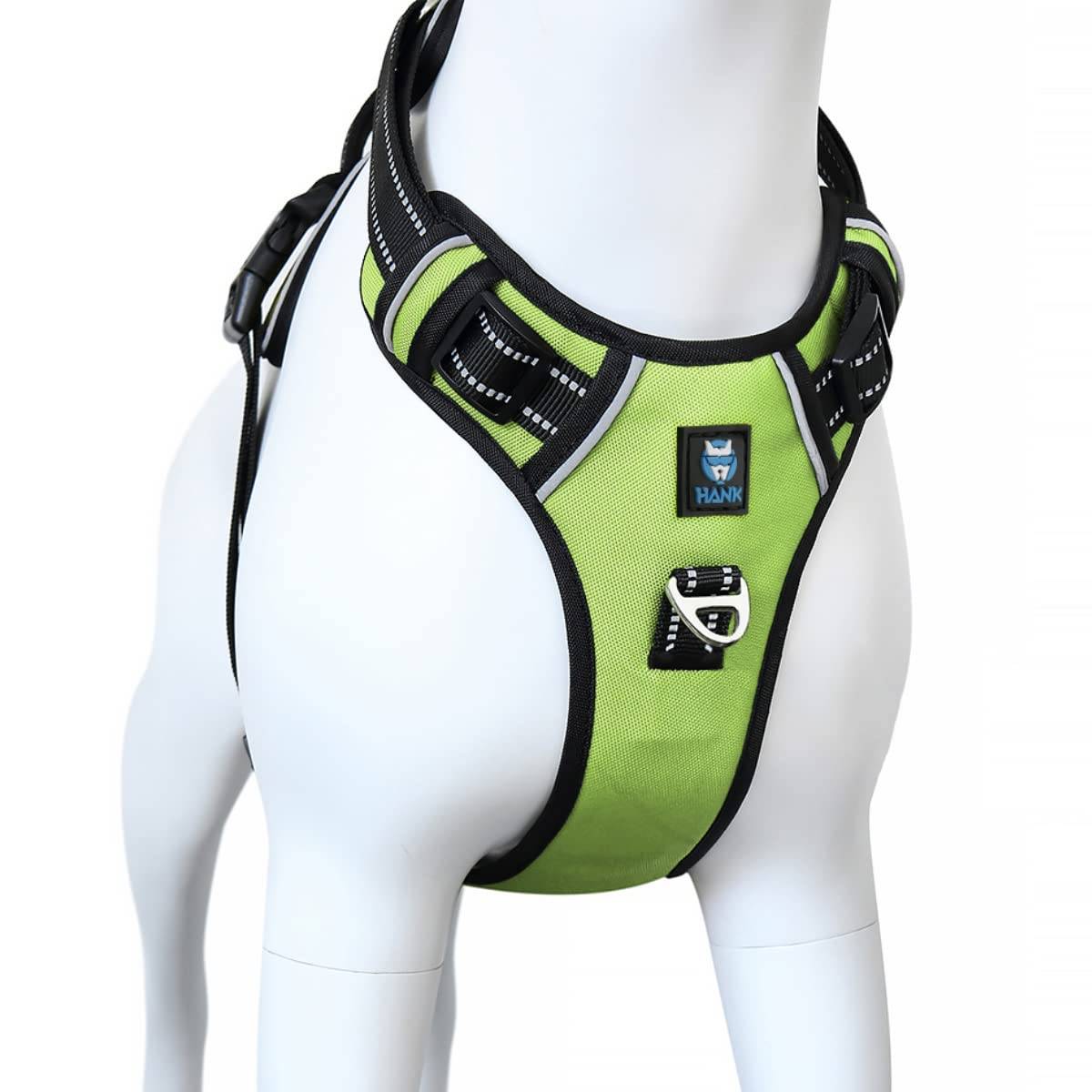 Hank Dog Harness Green