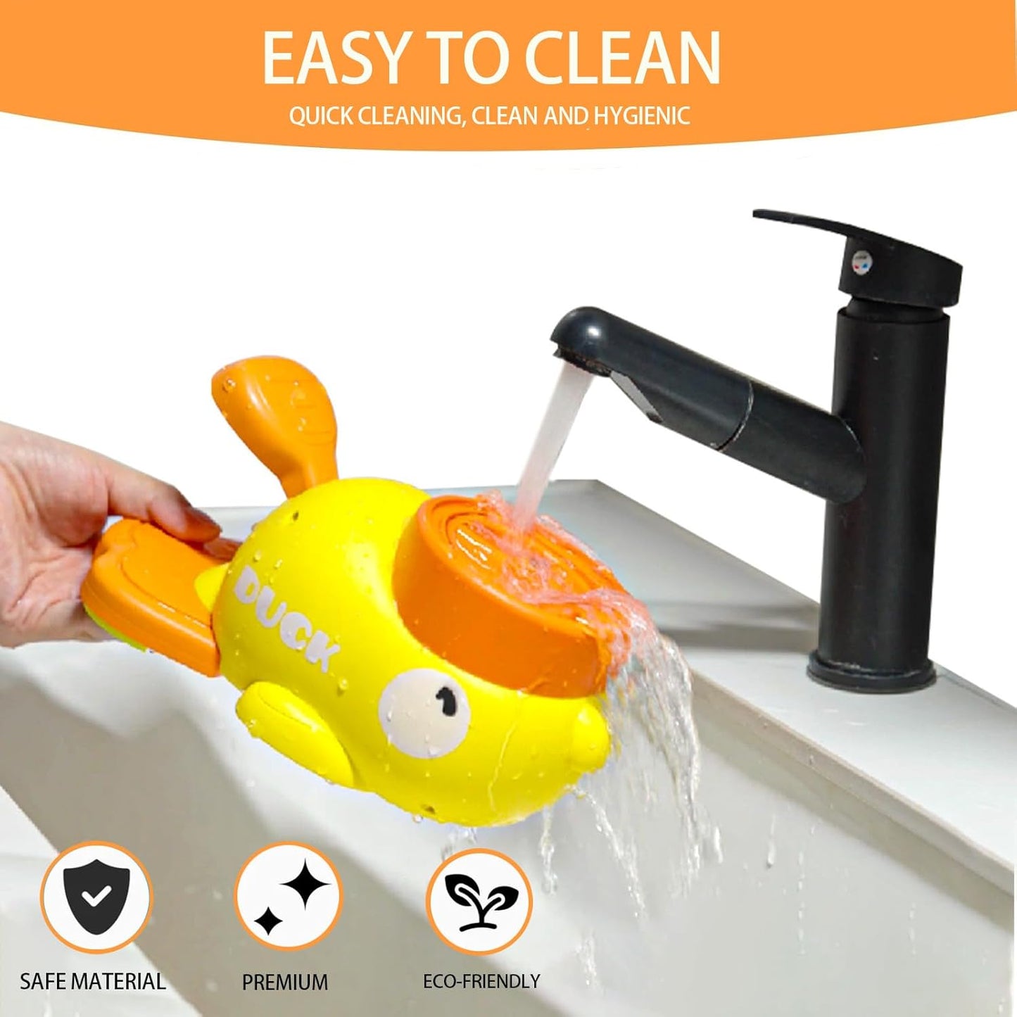 Interactive Pet Treat Dispenser Toy | Duck Shaped Slow Feeder
