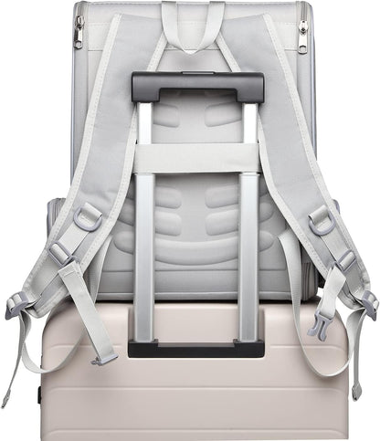 Traveler Bubble Backpack Pet Carriers for Cats and Dogs (Light Gray)