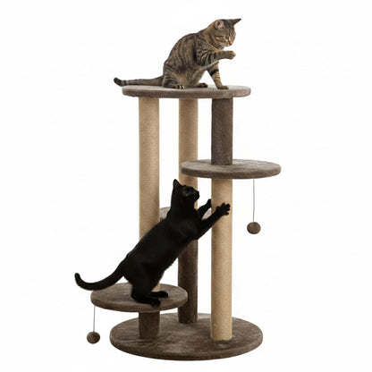 Multi-Level Cat Tree with Scratching Posts & Platforms |  (FURR-11)