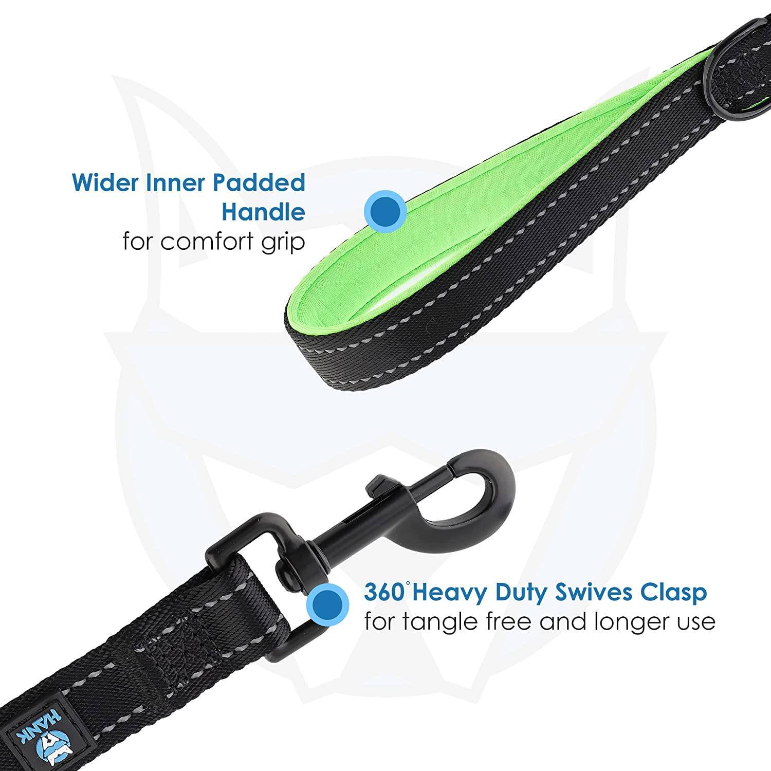 Hank Leash Green For Dog