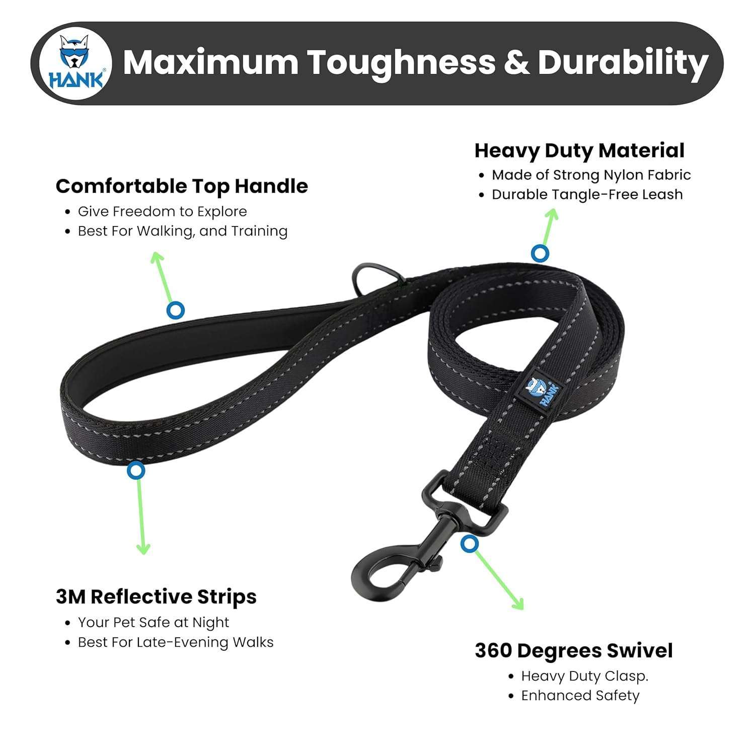 Dog Leash Black