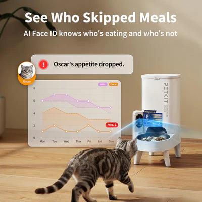 Automatic Pet Feeder With AI Camera | App Control Pet Food Dispenser