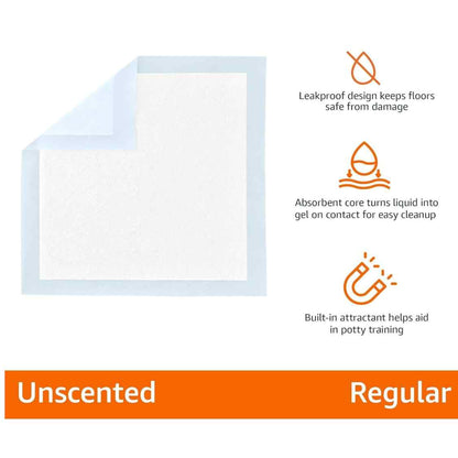 Dog & Cat Pee Pads 60x60 Cm | 5 Layer Super Absorbent, Leak Proof (Pack Of 20)