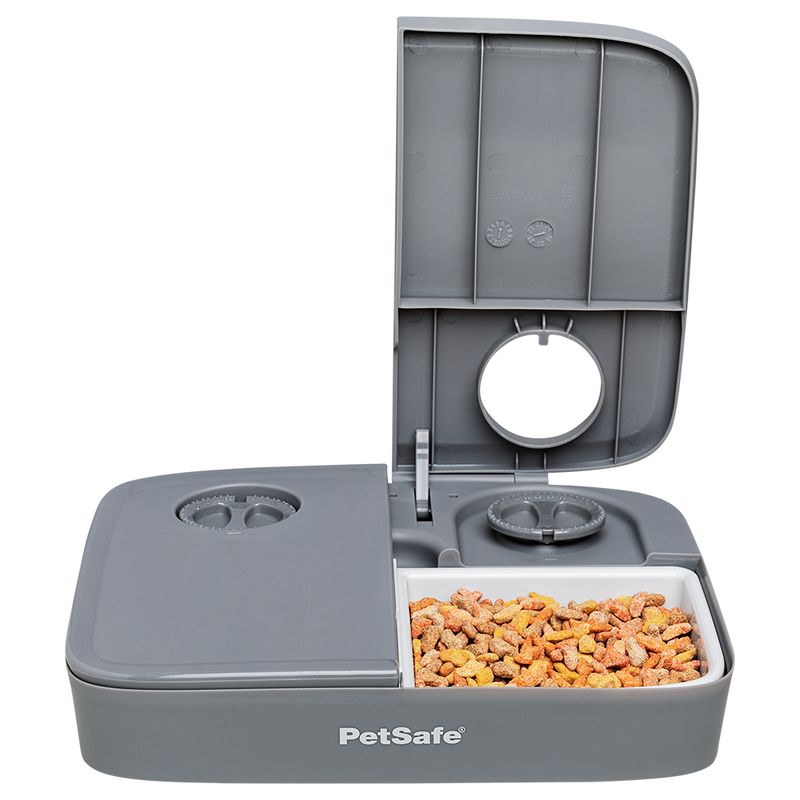 2 Meal Automatic Pet Feeder for Cats and Dogs