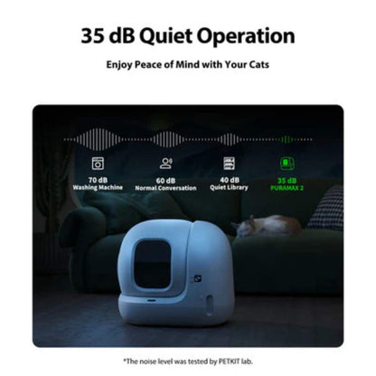 PuraMax 2 Automatic Self Cleaning Cat Litter Box With Odor Control