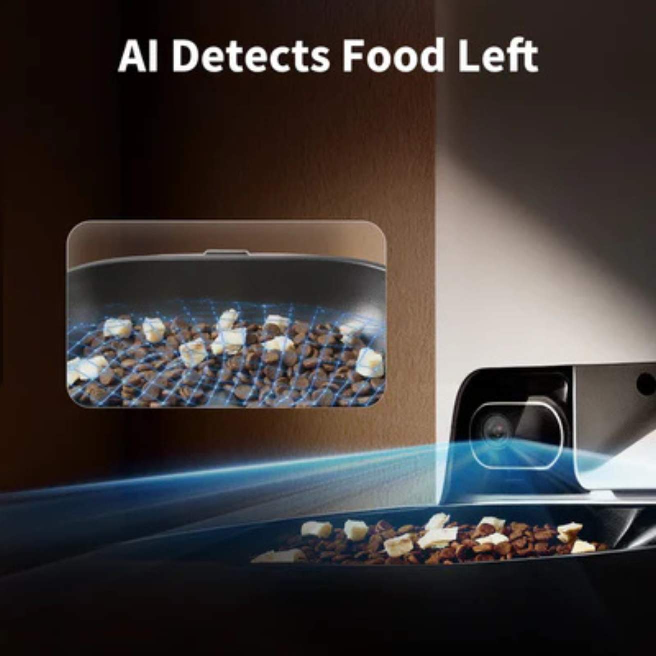 Dual Hopper Automatic Pet Feeder With Camera | App Control Food Dispenser