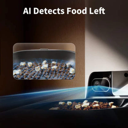 Dual Hopper Automatic Pet Feeder With Camera | App Control Food Dispenser