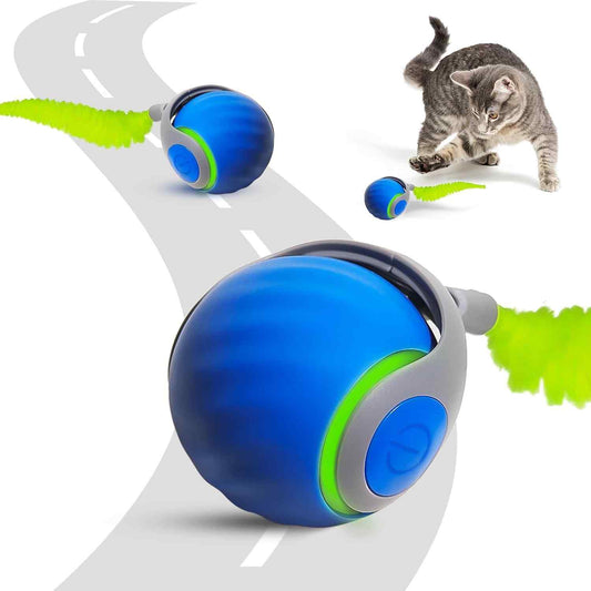 Smart Automatic Rolling Pet Toy Ball | Rechargeable Interactive Dog & Cat Toy