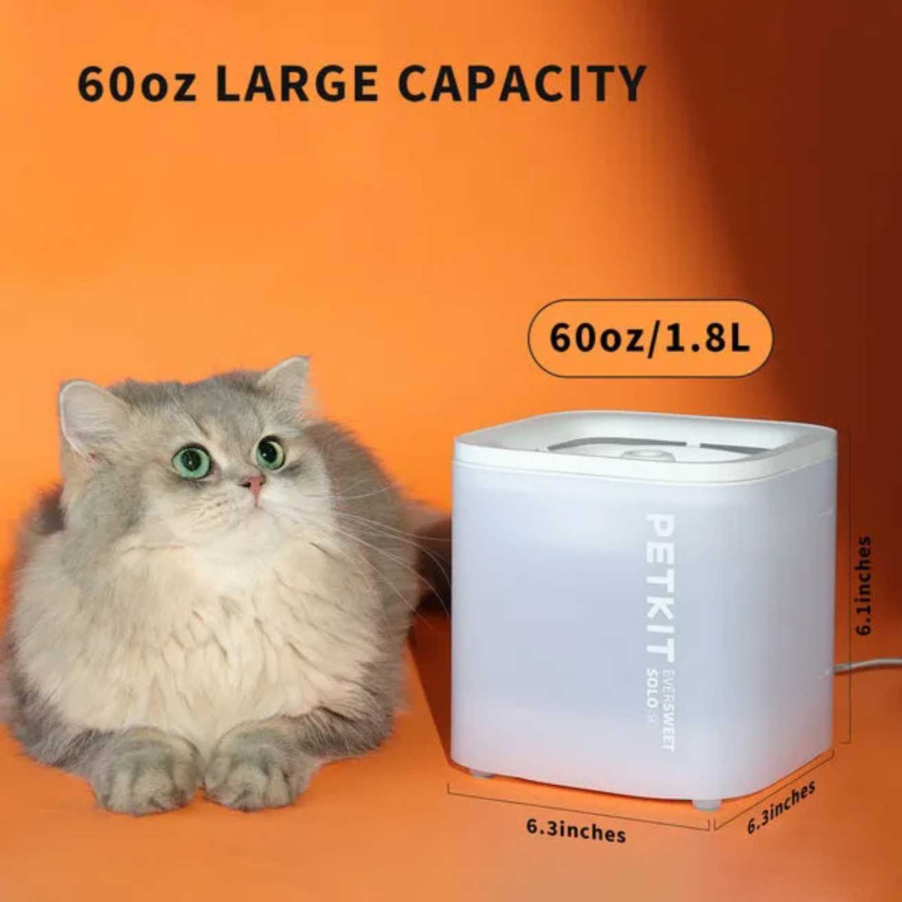 Automatic Smart Water Fountain For Cats & Dogs (White)