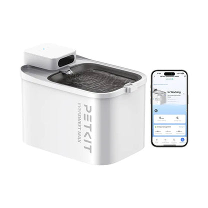 Smart Automatic Pet Water Fountain | Eversweet Max (White)