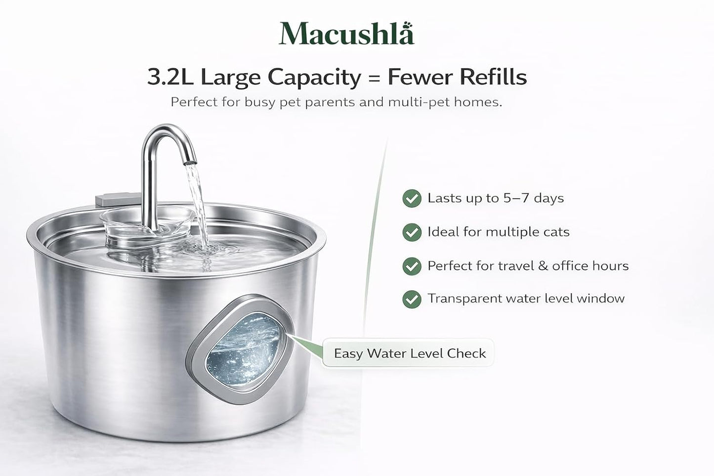 Automatic Pet Water Fountain