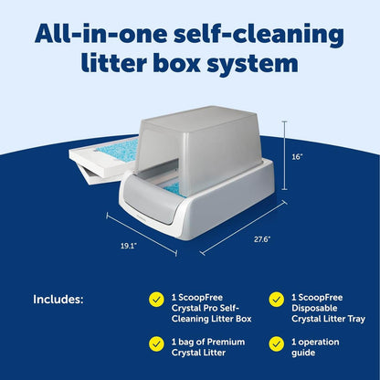 Automatic Self-Cleaning Cat Litter Box | Motion-Sensing & Health Monitor