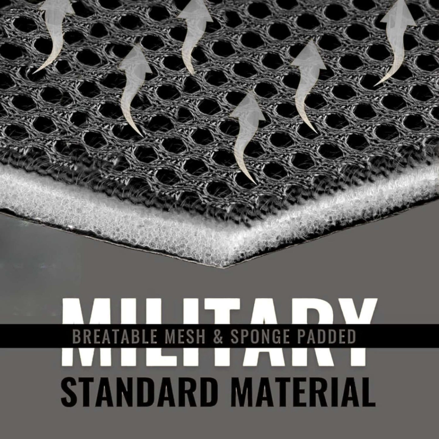 Black Tactical Dog Harness | Side Lock Buckle Design