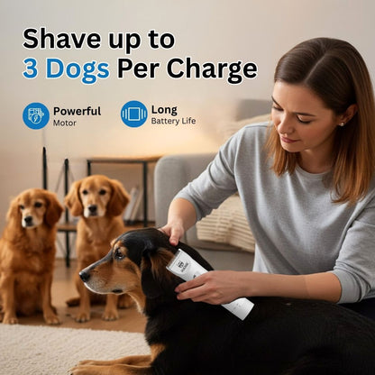 HANK Pet Hair Trimmer With LCD Display, Type C Charging | Suitable for All Breeds