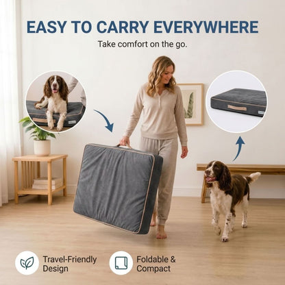 HANK CloudRest Premium Mattress Dog Bed | Anti Skid & Machine Washable