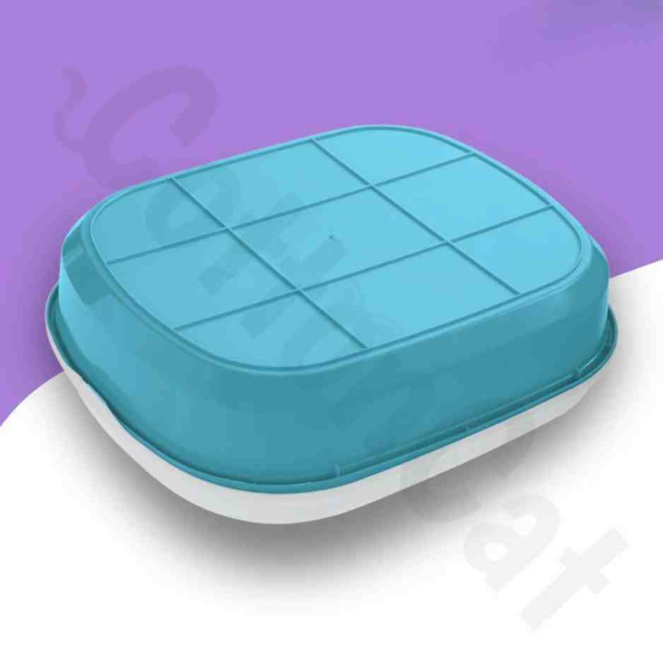 Blue Cat Litter Tray | Durable Plastic Litter Box